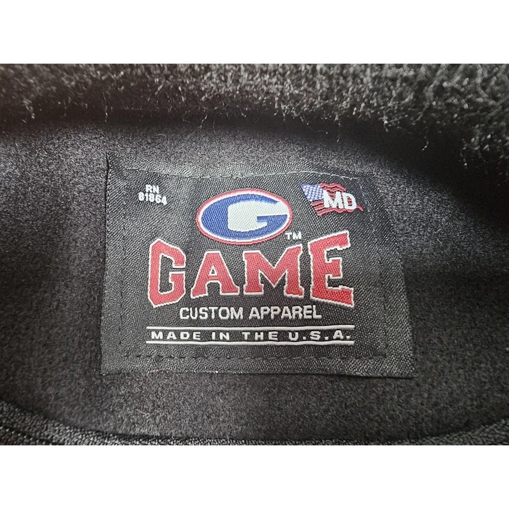 BMF Black Mafia Family Jacket Mens Medium Leather Wool Varsity Cast Crew